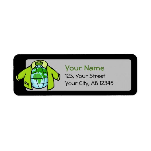 グローブジャケット ラベル (正面)