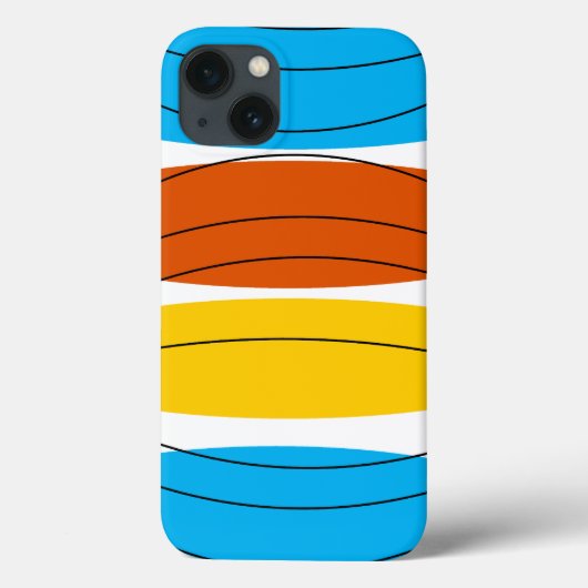 グローブストライプiPadのケース Case-Mate iPhoneケース (裏面)