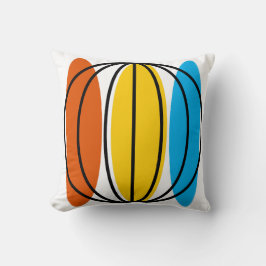 グローブダークオレンジのバックスクエア クッション