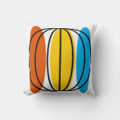 グローブダークオレンジのバックスクエア クッション (正面)