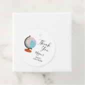 グローブトラベルテーマベビーシャワー フェイバータグ (インサイチュ)