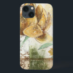 グローブフラワー付きデザインフレスコ装飾 iPhone 13ケース<br><div class="desc">このメーガン・ミーガーの装飾的なデザインは、グローブフラワーを特徴とする。抽象芸術の背景が花を囲み、リアルな花を持つ超現実的なコントラストを作り出します。</div>