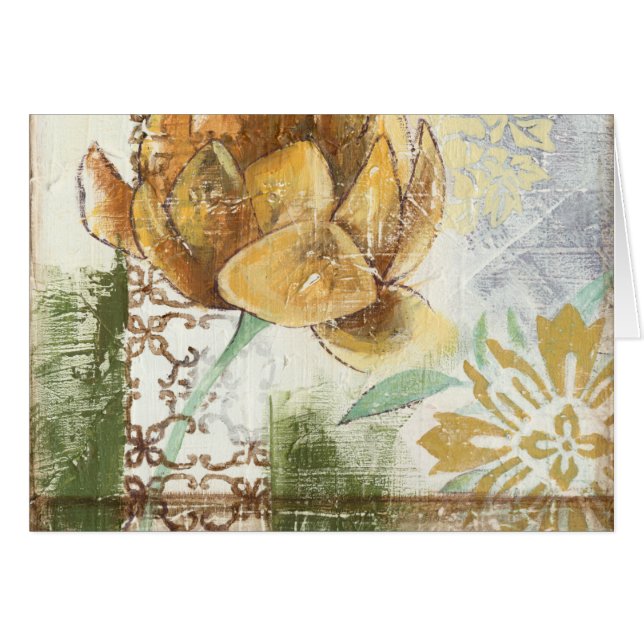 グローブフラワー付き装飾フレスコデザイン (正面横)