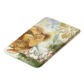 グローブフラワー付き装飾フレスコデザイン マグネット (左側)