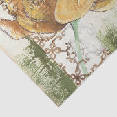 グローブフラワー付き装飾フレスコデザイン 薄葉紙 (詳細)