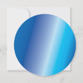 グローブルースプラッシュバーバルミツワー招待状 招待状 (裏面)