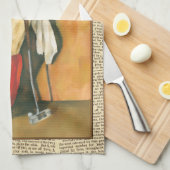 グローブ付きゴルフバッグbyジェニファー・ゴルdberger キッチンタオル (四つ折り)