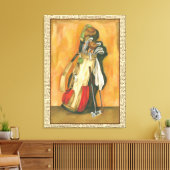 グローブ付きゴルフバッグbyジェニファー・ゴルdberger キャンバスプリント (インサイチュ (リビング))