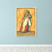 グローブ付きゴルフバッグbyジェニファー・ゴルdberger キャンバスプリント (インサイチュ (ウッドフロア))