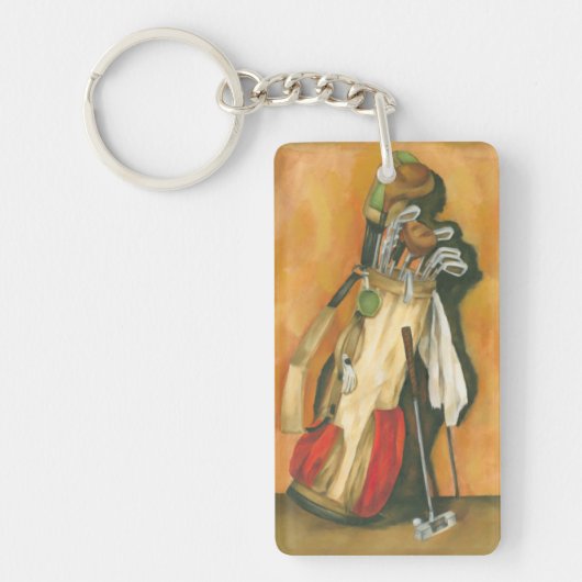 グローブ付きゴルフバッグbyジェニファー・ゴルdberger キーホルダー (正面)