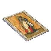 グローブ付きゴルフバッグbyジェニファー・ゴルdberger ノートブック (右側)