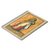 グローブ付きゴルフバッグbyジェニファー・ゴルdberger ノートブック (左側)