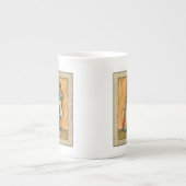 グローブ付きゴルフバッグbyジェニファー・ゴルdberger ボーンチャイナマグカップ (正面)