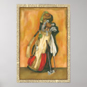 グローブ付きゴルフバッグbyジェニファー・ゴルdberger ポスター (正面)