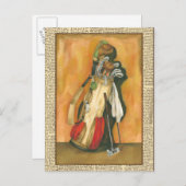 グローブ付きゴルフバッグbyジェニファー・ゴルdberger ポストカード (正面/裏面)