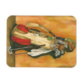 グローブ付きゴルフバッグbyジェニファー・ゴルdberger マグネット (横)