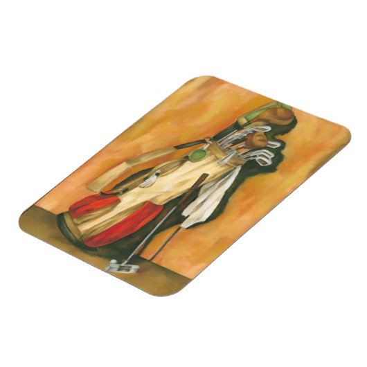 グローブ付きゴルフバッグbyジェニファー・ゴルdberger マグネット (左側)