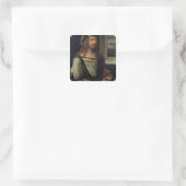 グローブ付きセルフポートレートの勉強, c.1498 スクエアシール (バッグ)