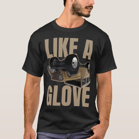 グローブ引用文のように Tシャツ (正面)