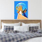 グローブ彫刻 キャンバスプリント (インサイチュ (寝室))