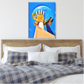 グローブ彫刻 キャンバスプリント (インサイチュ (寝室))