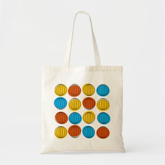 グローブ数々のスクエアトートバッグ トートバッグ (正面)