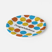 グローブ数々の紙プレートラウンド ペーパープレート (アングル)