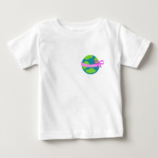 グローブ ベビーTシャツ (正面)