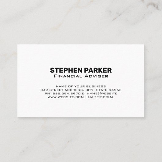 グローブ | 成長グラフのロゴ 名刺 (裏面)