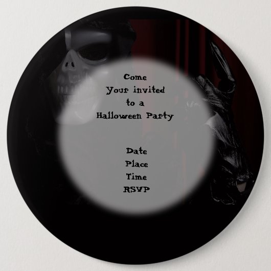 グローブ –  缶バッジ (正面)