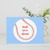 グローブ、野球の誕生日招待状を手に入れる 招待状 (スタンド正面)