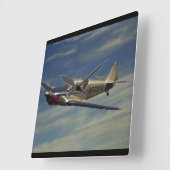 グローブ、Swift 1946_クラシックAviation スクエア壁時計 (傾斜)