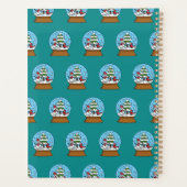 グローブw（鳥）ショウジョウコウカンチョウ雪だるま&パインツリー |カスタマイズ プランナー手帳 (裏面)