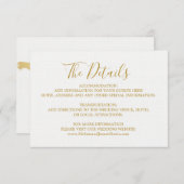 グローベットター結婚グラムの詳細カード エンクロージャーカード (正面/裏面)