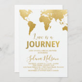 グローベロッターグラムブライダルシャワー招待 招待状 (正面/裏面)