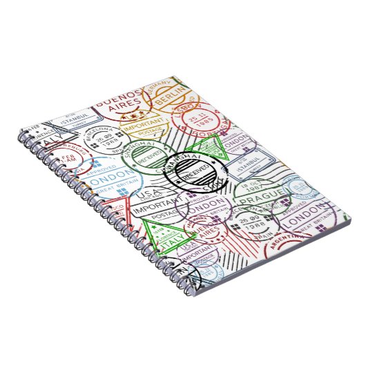 グローベロッター旅行印紙ジャーナル ノートブック (右側)