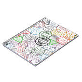 グローベロッター旅行印紙ジャーナル ノートブック (左側)