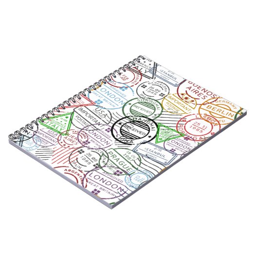 グローベロッター旅行印紙ジャーナル ノートブック (左側)