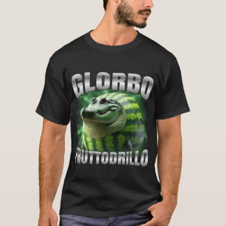 グローボ・フルットドリッロ呪われたミームマッシュアップ  Tシャツ