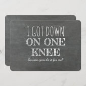 グローマおもしろいスマン又は花婿介添人頼の提案 招待状 (正面/裏面)