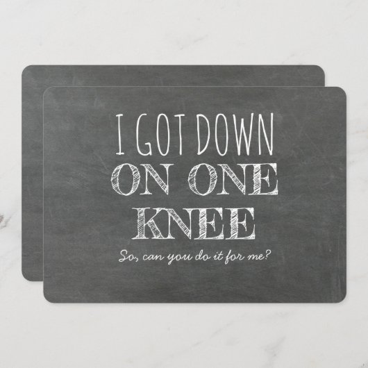 グローマおもしろいスマン又は花婿介添人頼の提案 招待状 (正面/裏面)