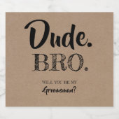 グローマおもしろいンスマン提案アイディア ビールラベル (シングルラベル)