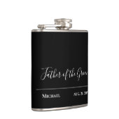 グローミパーソナライズされたンメンズファーザーブライドグルームベストマン フラスク (右)