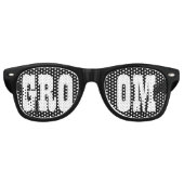 グロームススワッグパーティーシェード レトロサングラス (正面)