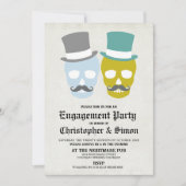 グロームズデイオブザデッド婚約パーティ 招待状 (正面)