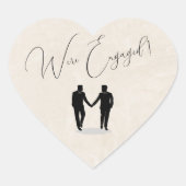 グロームズハッピー婚約 ハートシール (正面)