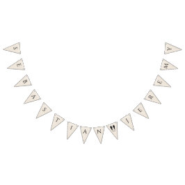 グロームズハッピー婚約 バンティングフラッグ