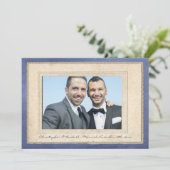 グロームズ夫ユニオンゲイ結婚ズ発表 招待状 (スタンド正面)