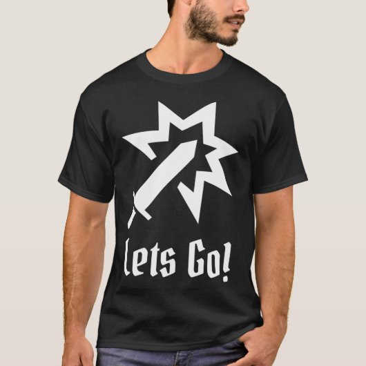 グロームヘブン 攻撃シンボル 面白い ボードゲーム Tシャツ (正面)