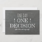 グローメおもしろいンスマンまたは花婿介添人の提案 招待状 (正面)